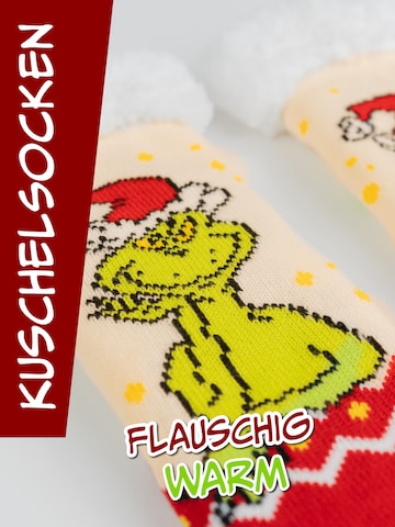 The Grinch Socken 'Hüttensocken Feelin Grinchy'‌‌‌‌‌ in Mischfarben