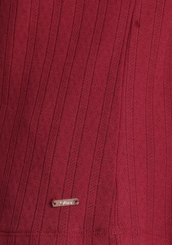 s.Oliver Schlafshirt in Rot