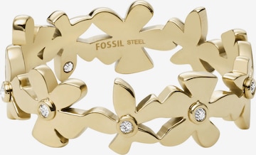 FOSSIL Ring in Gold: front