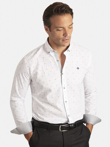 Regular fit Camicia 'Browy' di Sir Raymond Tailor in bianco