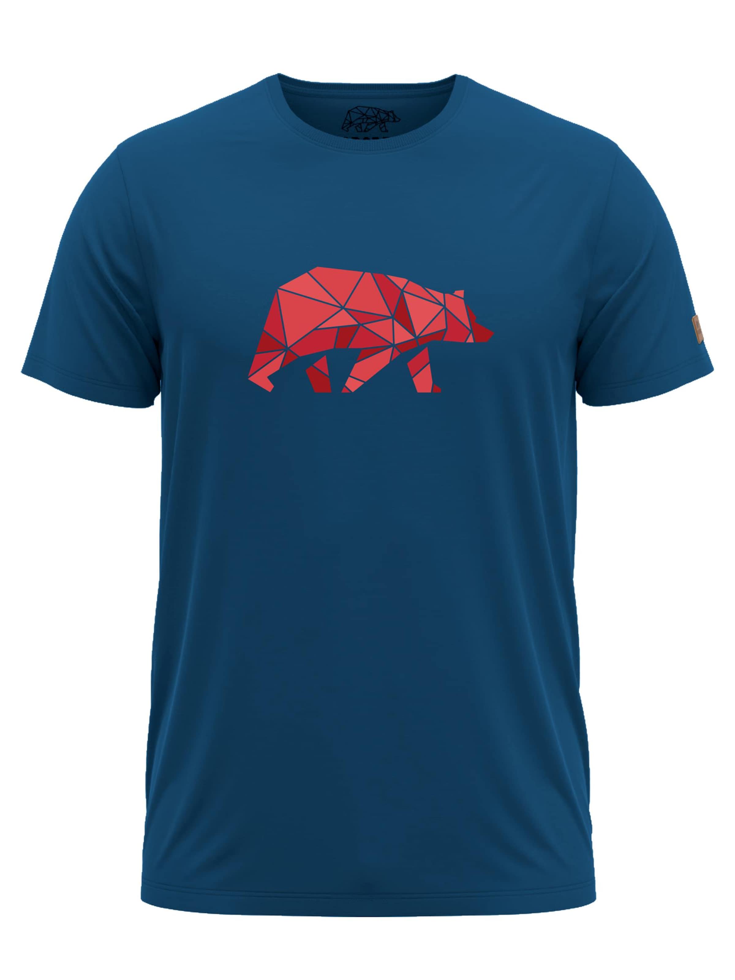 FORSBERG Shirt 'Espenson T-Shirt mit Brustlogo' in Blue: front