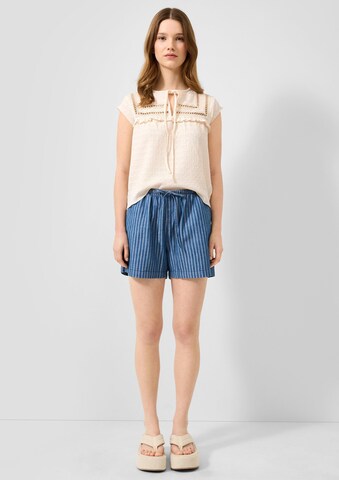 QS Wide leg Jeans in Blauw