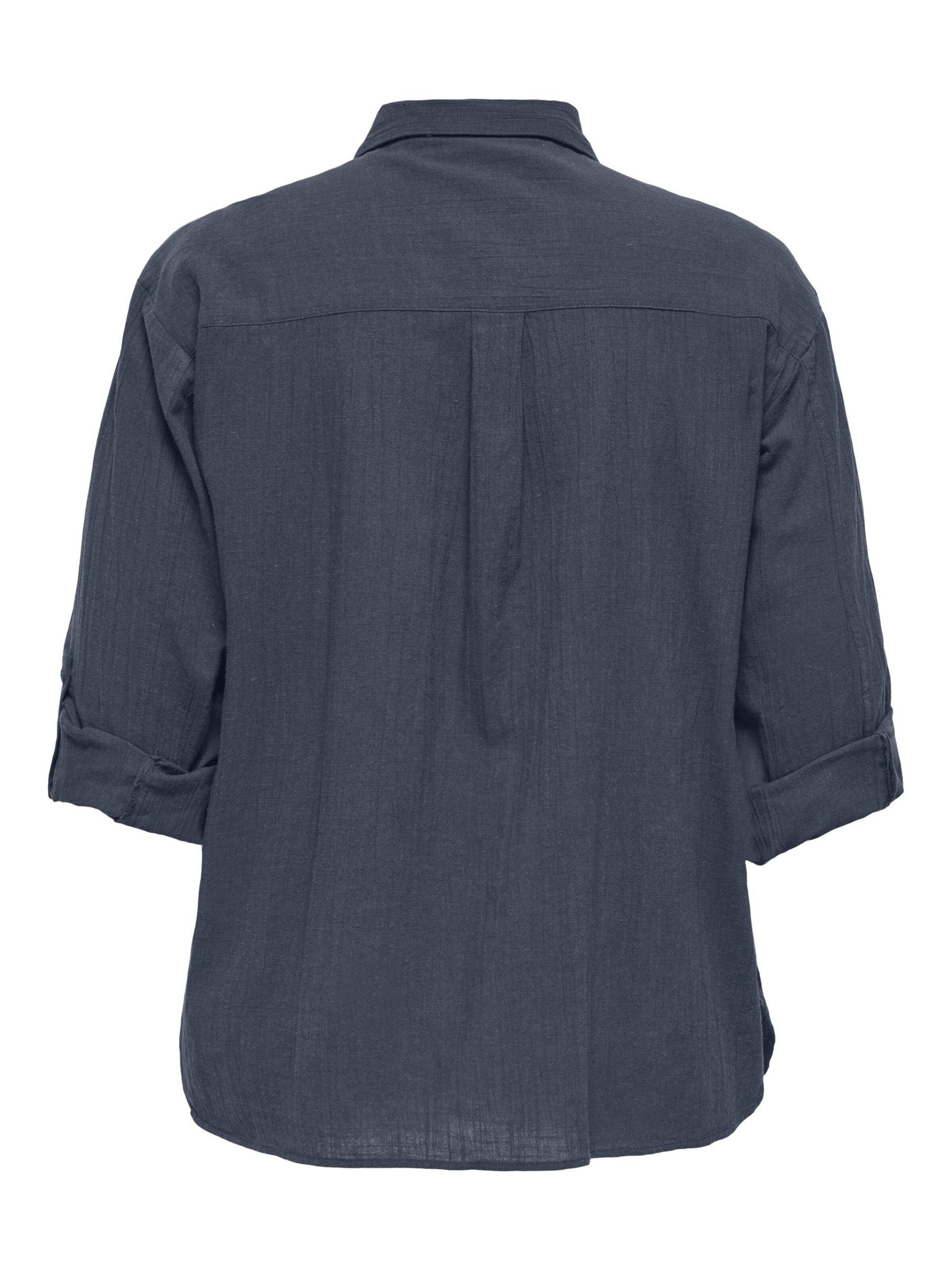 ONLY Carmakoma Blouse 'CARTIZANA' in Blauw