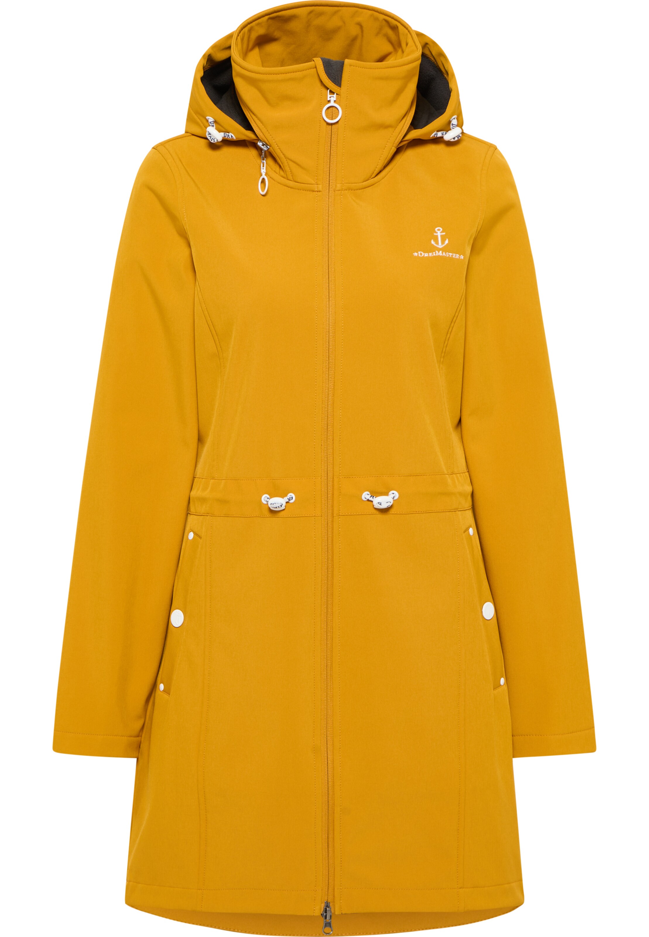 DreiMaster Maritim Функционално палто в жълто: отпред