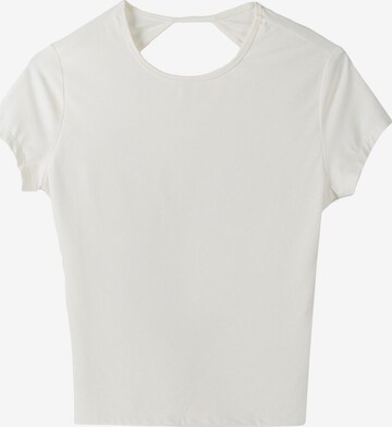 Bershka T-shirt i beige: framsida