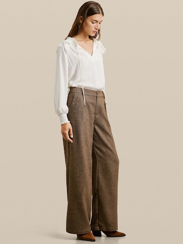 Loosefit Pantalon à pince Pepe Jeans en marron