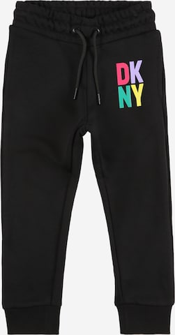 Regular Pantaloni de la DKNY pe negru: față