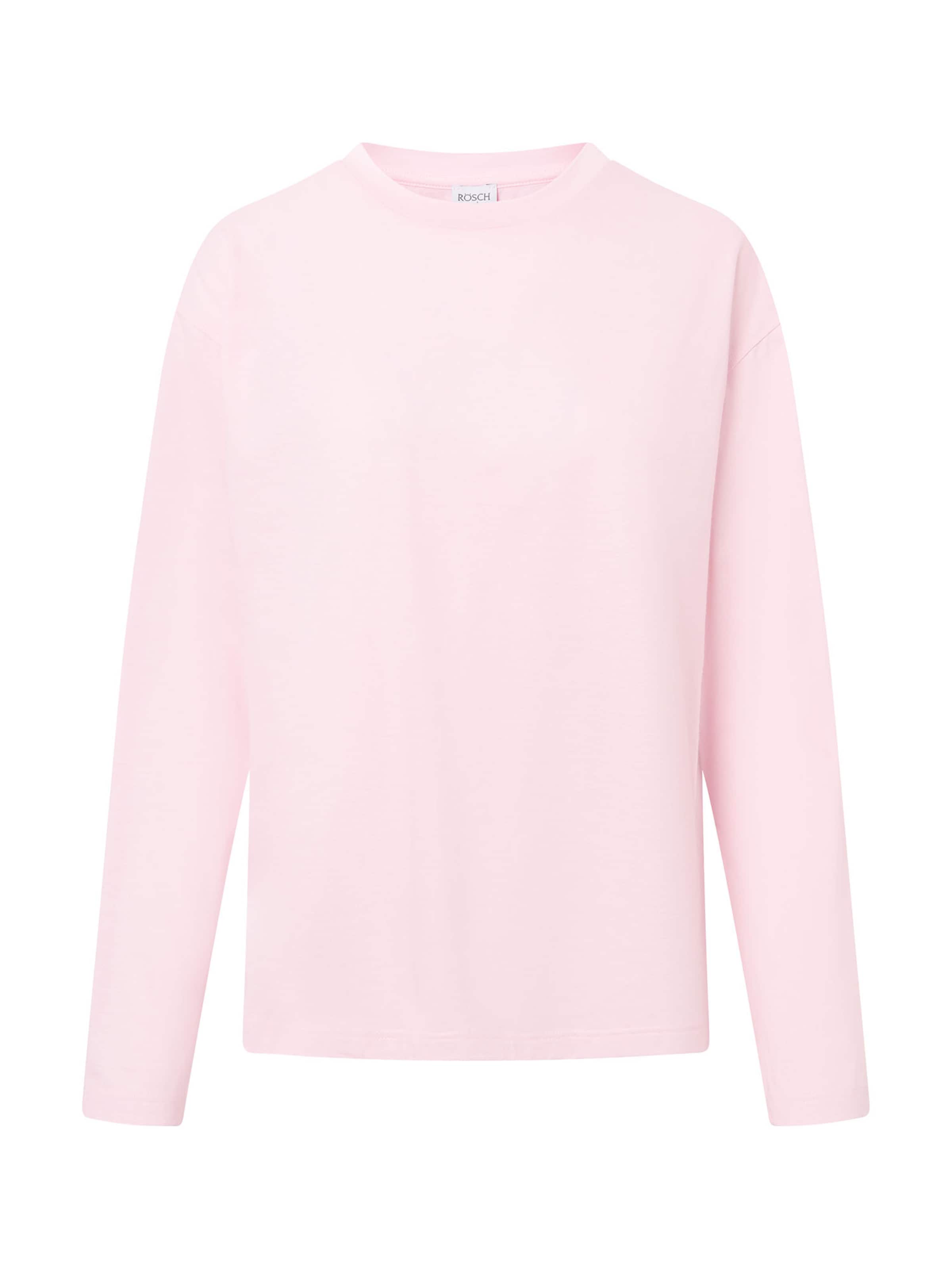 Rösch Pajama Shirt ' Basic ' in Pink: front