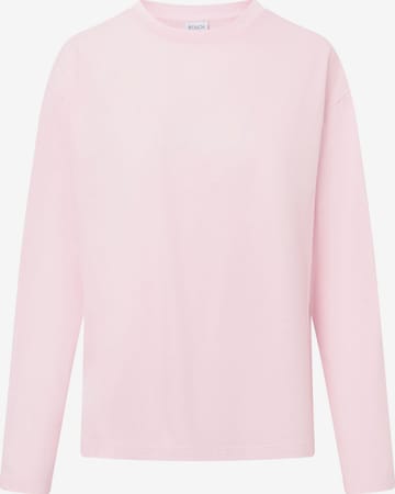 Rösch Pajama Shirt ' Basic ' in Pink: front