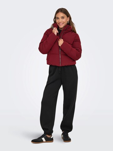 ONLY Winter Jacket 'ONLDolly' in Red