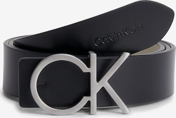 Ceinture Calvin Klein en noir : devant
