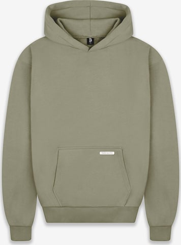 DropsizeSweater majica - zelena boja: prednji dio