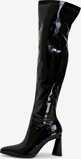 CESARE GASPARI Over the Knee Boots in Black, Item view