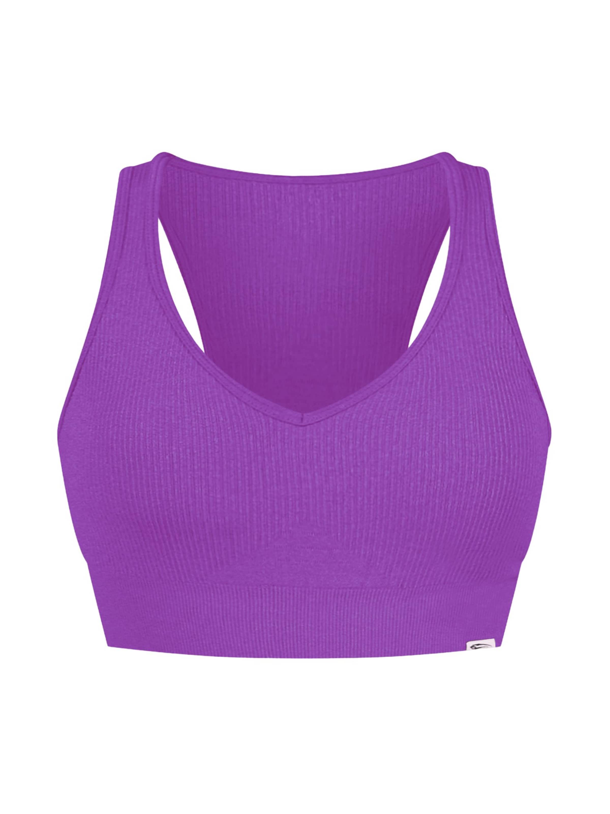Bustier Haut de sport ' Amaze Pro ' Smilodox en violet : devant