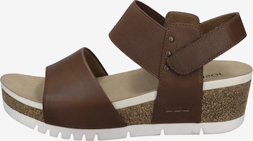 JOSEF SEIBEL Sandale 'Quinn 09' in Braun: Vorderseite
