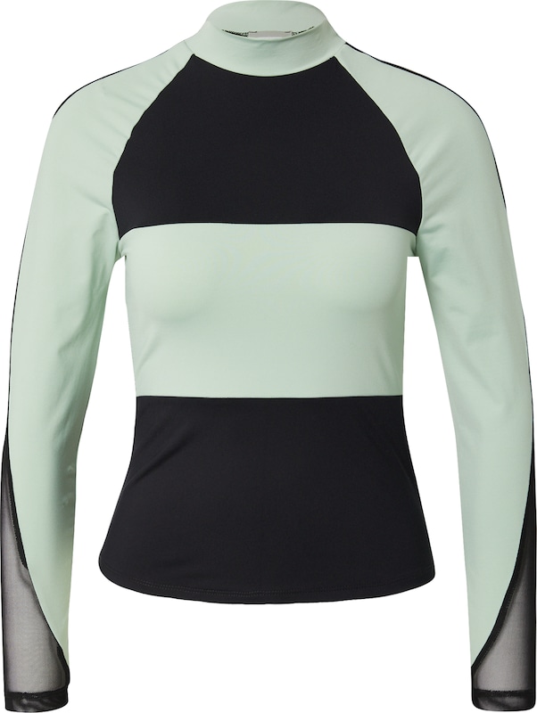 ABOUT YOU x Sofia Tsakiridou Sportshirt 'Cora' in Grün Schwarz RN9630 ABOUT YOU x Sofia Tsakiridou Sportshirt 'Cora' in Grün Schwarz RN9630