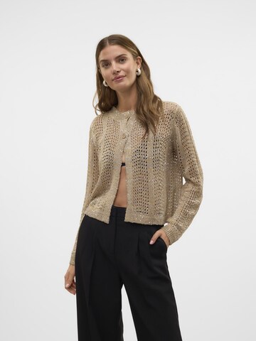 Cardigan 'LEILANI' VERO MODA en beige : devant