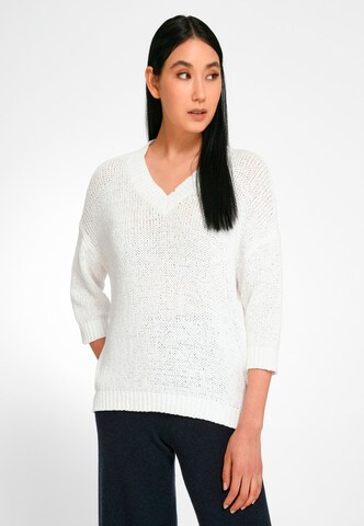 Peter Hahn Sweater in White: front