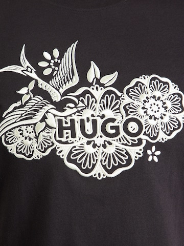 T-Shirt 'Dangen' HUGO en noir