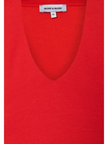 MORE & MORE Shirt in Rot