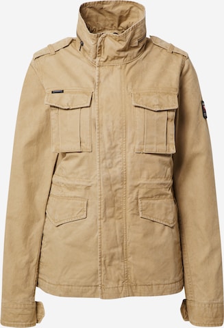 Superdry Tussenjas 'M65' in Beige: voorkant