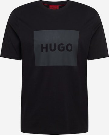 HUGO Red T-Shirt 'Dulive222' in Schwarz: predná strana