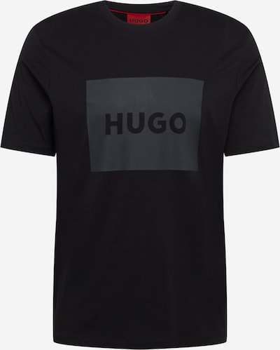 HUGO Tričko 'Dulive222' - tmavosivá / čierna, Produkt