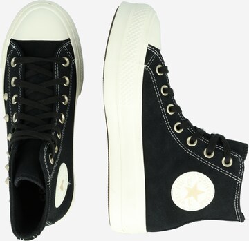 CONVERSE - Sapatilhas altas 'CHUCK TAYLOR ALL STAR LIFT' em preto