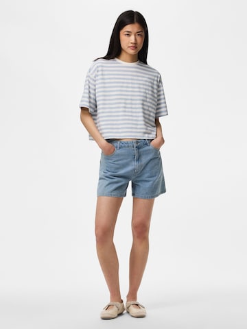 T-shirt PIECES en bleu