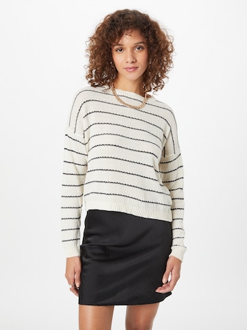 System Action Sweater 'Marine' in White: front