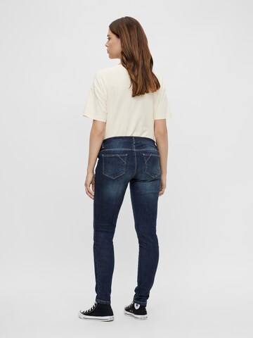 MAMALICIOUS Slimfit Jeans 'Jackson' in Blau