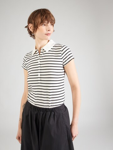 SELECTED - Camiseta 'SLFILINA' en negro: frente