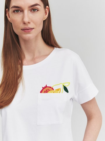 TATUUM T-Shirt 'Monki' in Weiß