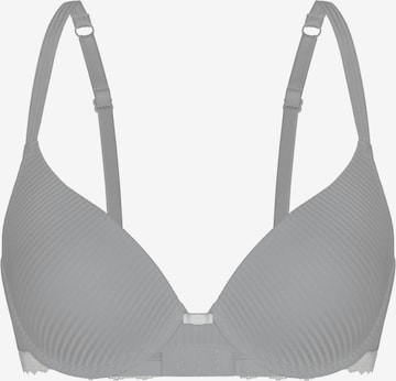 sassa T-shirt Bra 'CUDDLY MORNING' in Grey: front