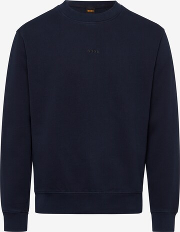 BOSS Sweatshirt 'Wefade' in Blau: predná strana