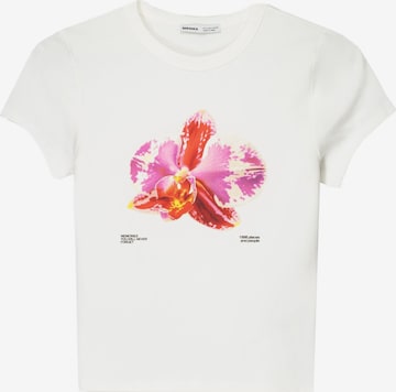 BershkaMajica - roza boja: prednji dio