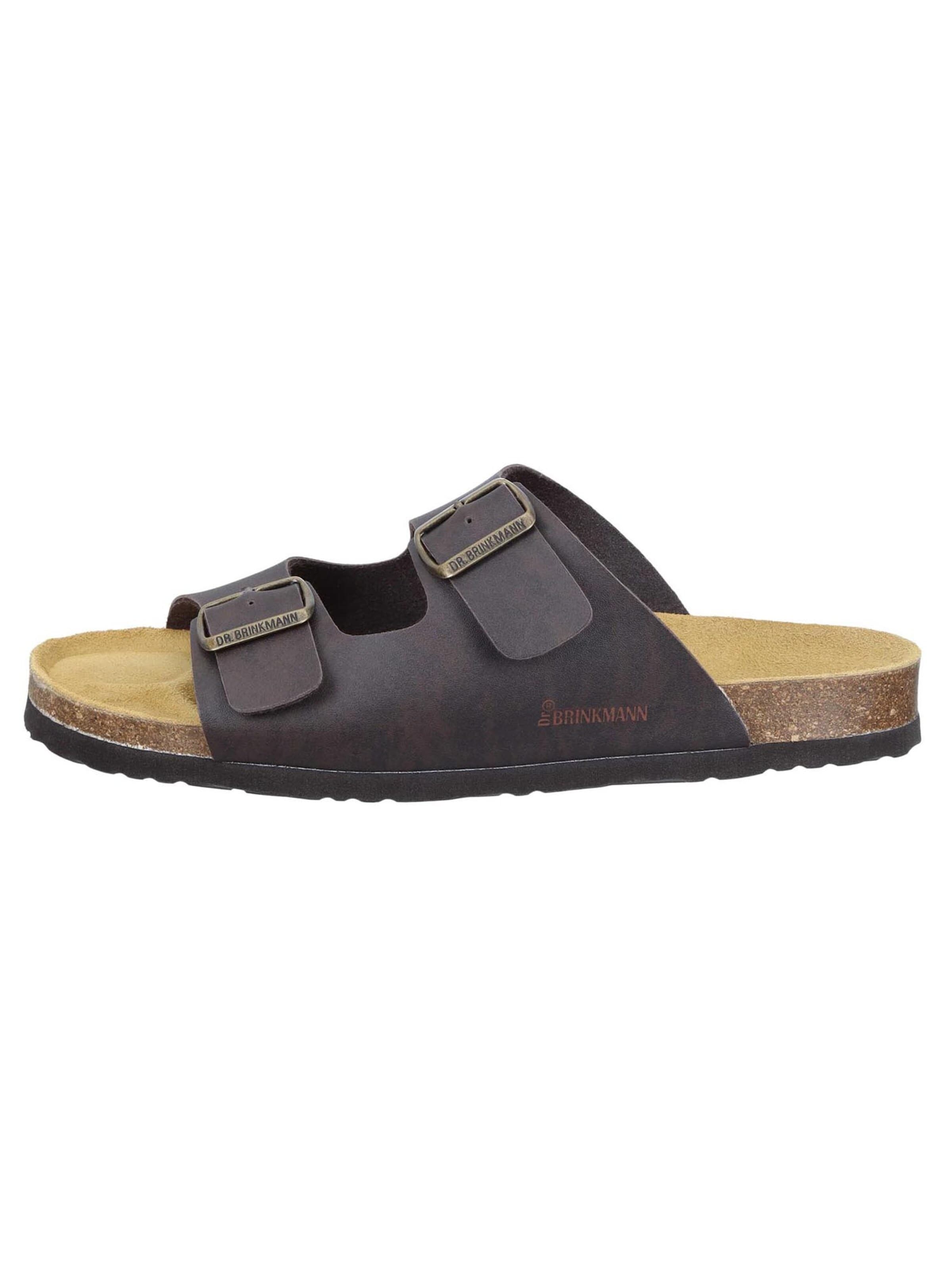 DR. BRINKMANN Mules 'Bonillo' in Brown: front