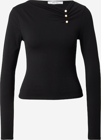 ABOUT YOU Paita 'Liv' värissä musta: etupuoli