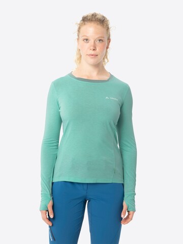VAUDE Functioneel shirt 'Sveit LS ' in Blauw: voorkant