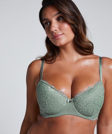 Balconnet Soutien-gorge 'Marine' Hunkemöller en vert : devant