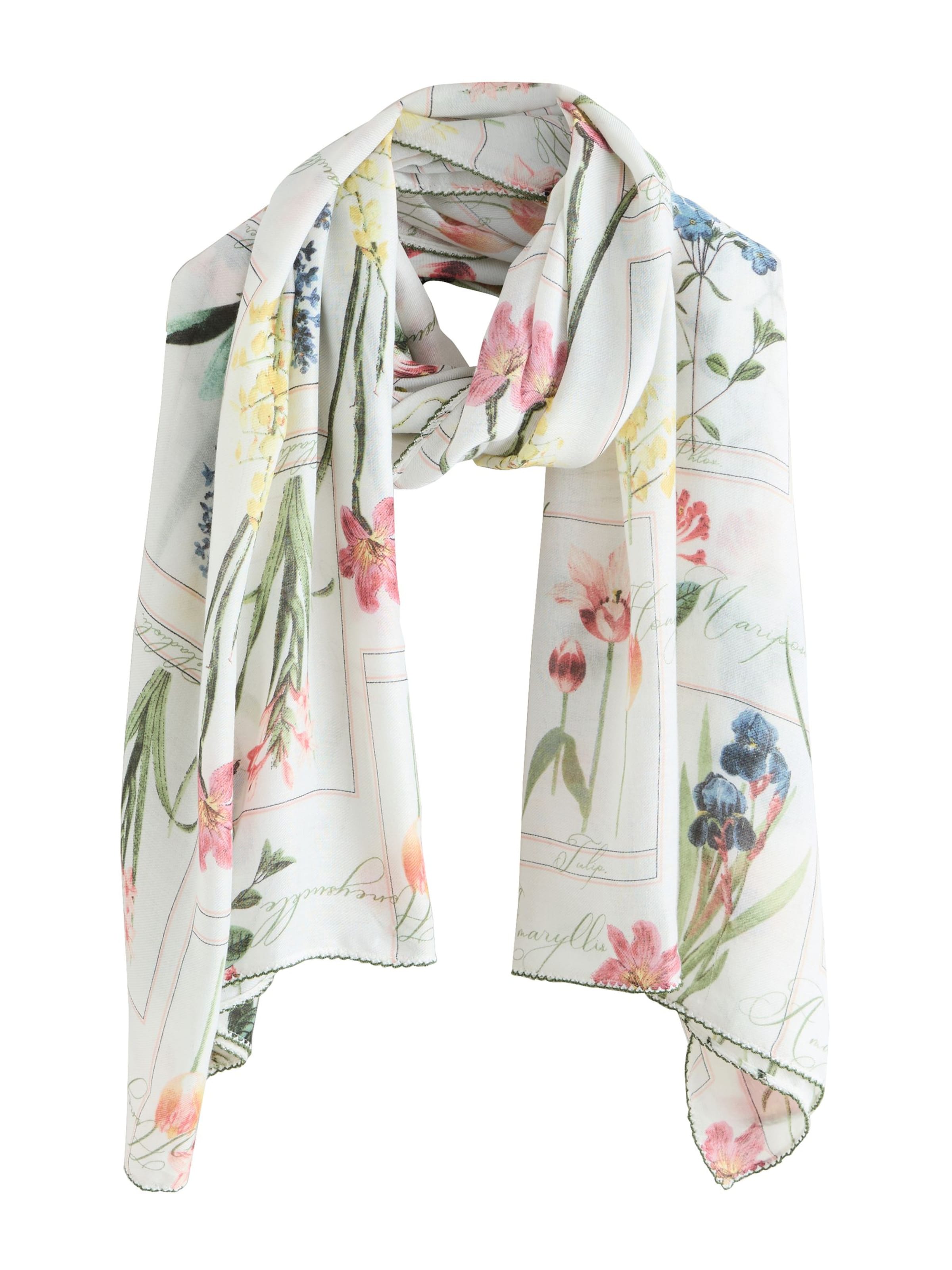 Écharpe Next en blanc : devant