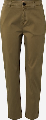 BOSS Black Chino kalhoty 'Tachini2-D' – zelená: přední strana