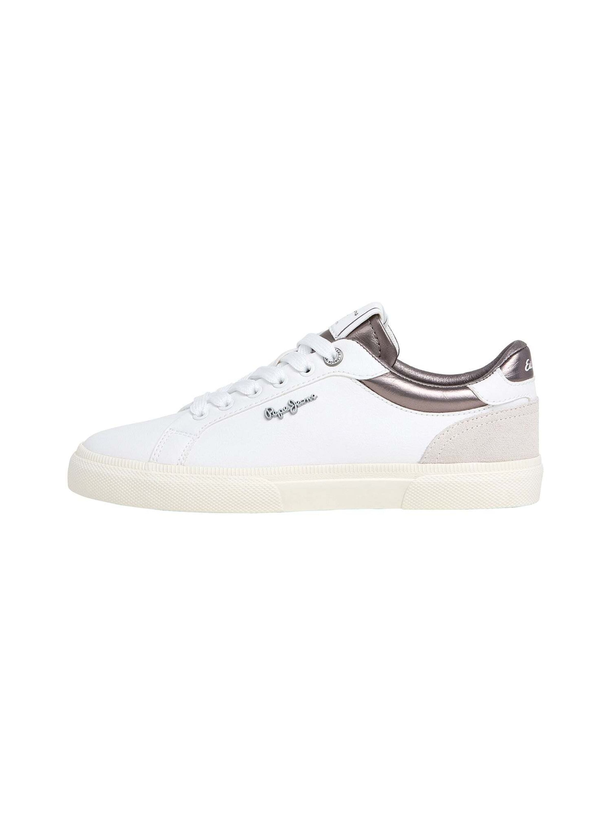 Baskets basses 'Kenton Court W' Pepe Jeans en blanc : devant