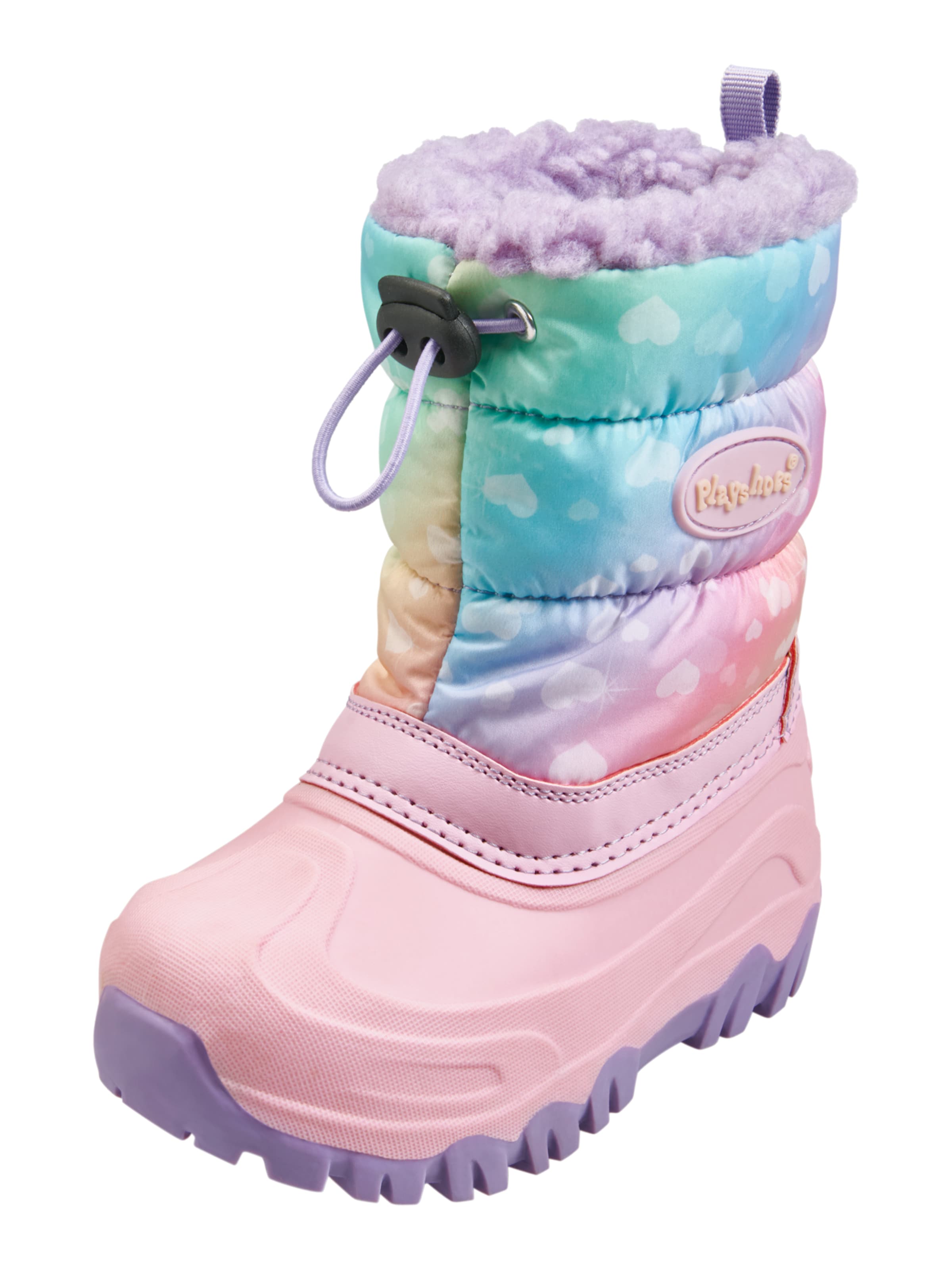 Bottes de neige 'Regenbogen' PLAYSHOES en rose
