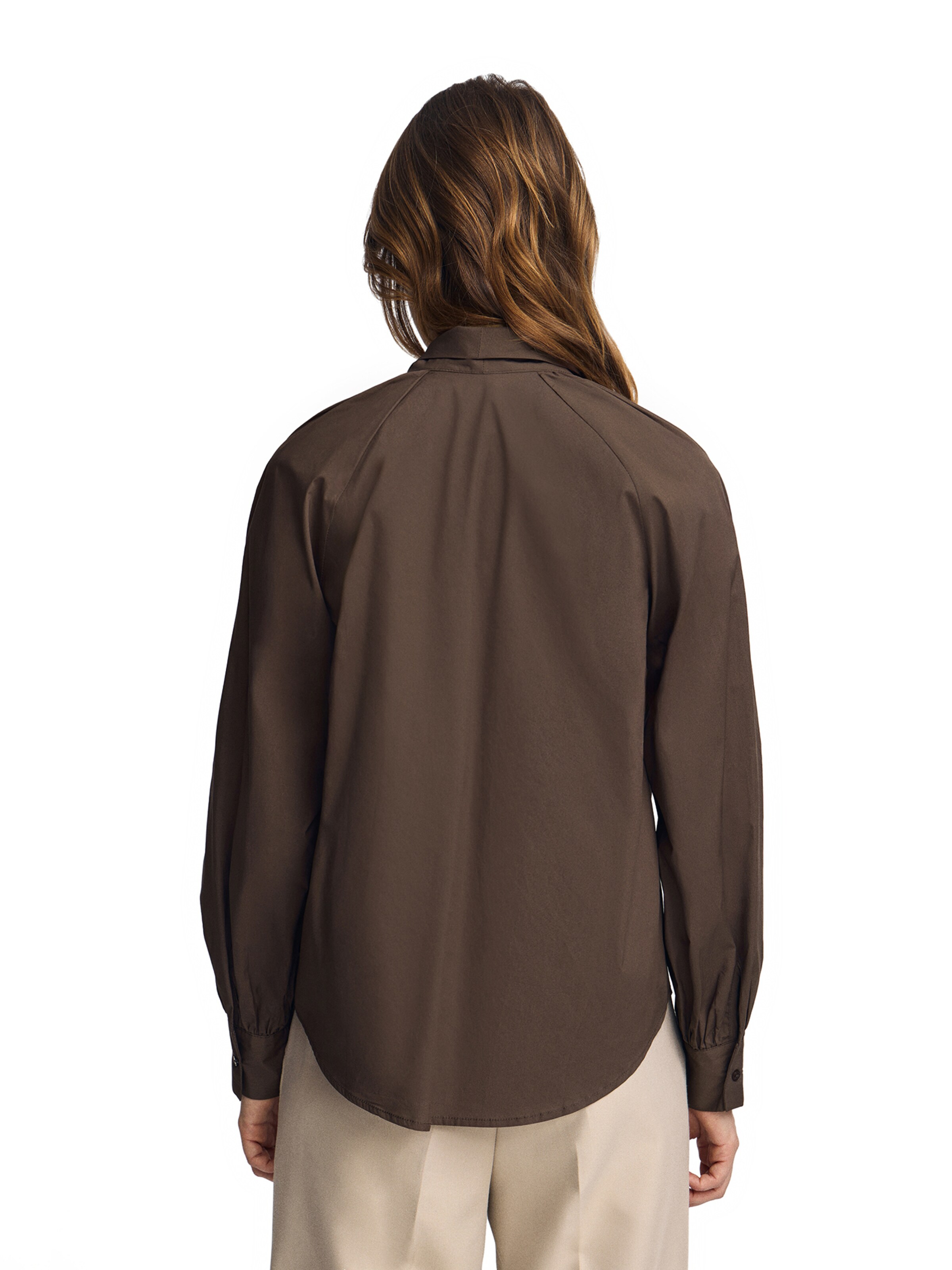 Polo Club Bluse in Braun