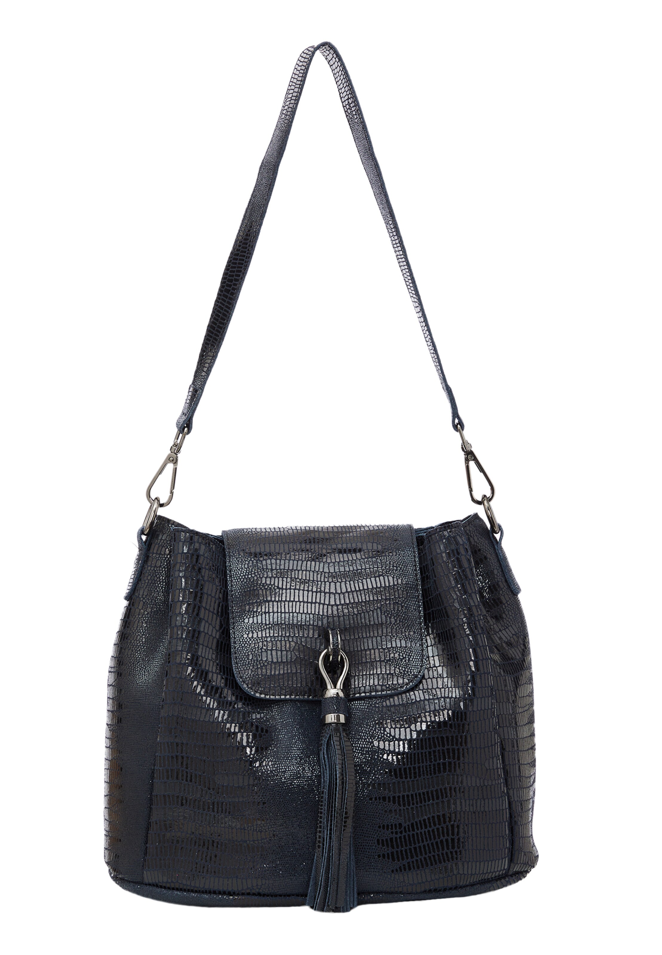 NAEMI - Mala de ombro em azul: frente