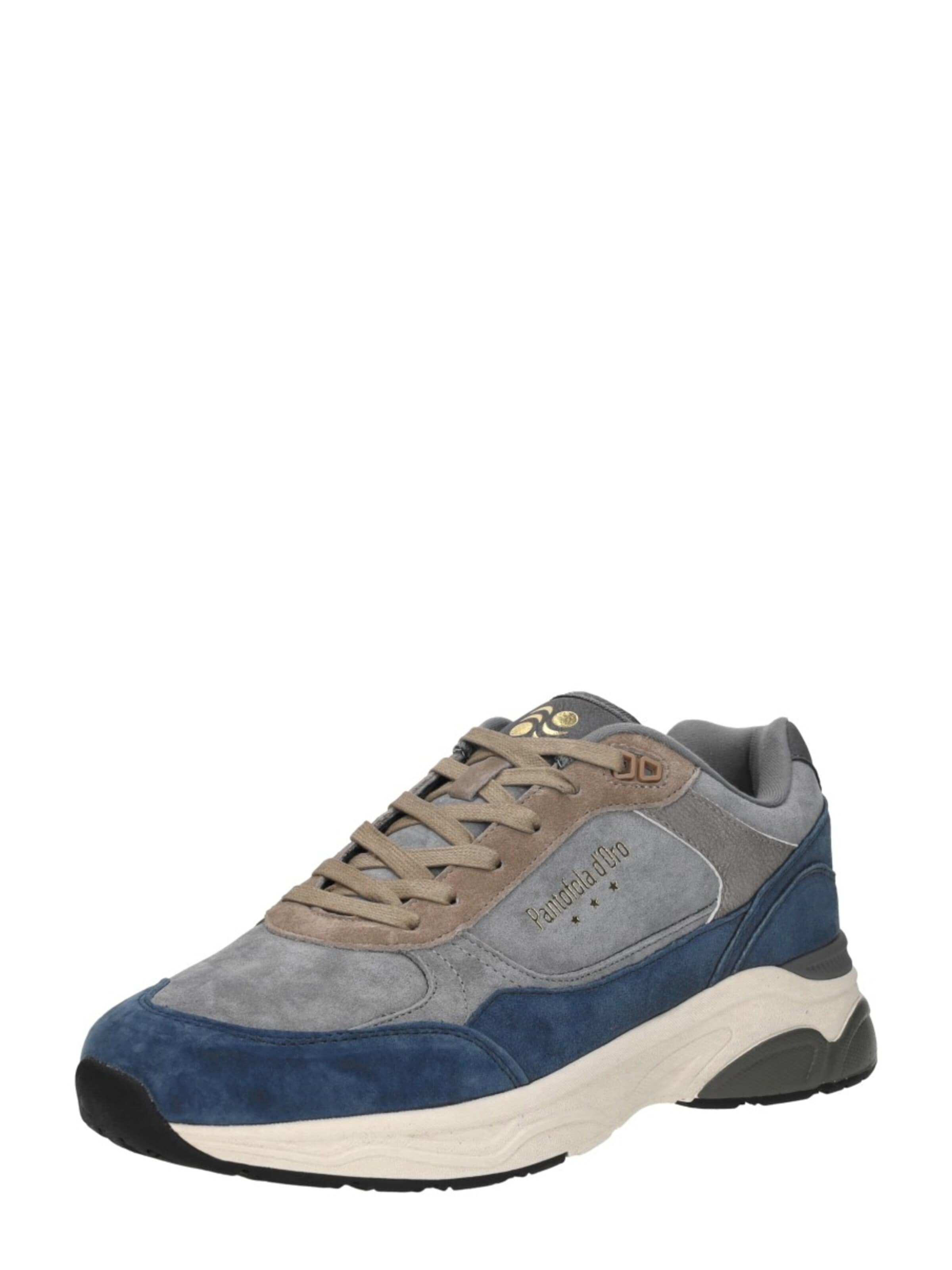 PANTOFOLA D'ORO Platform trainers 'Roccia' in Grey: front