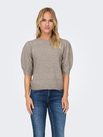 ONLY - Jersey 'ONLRICA' en marrón: frente