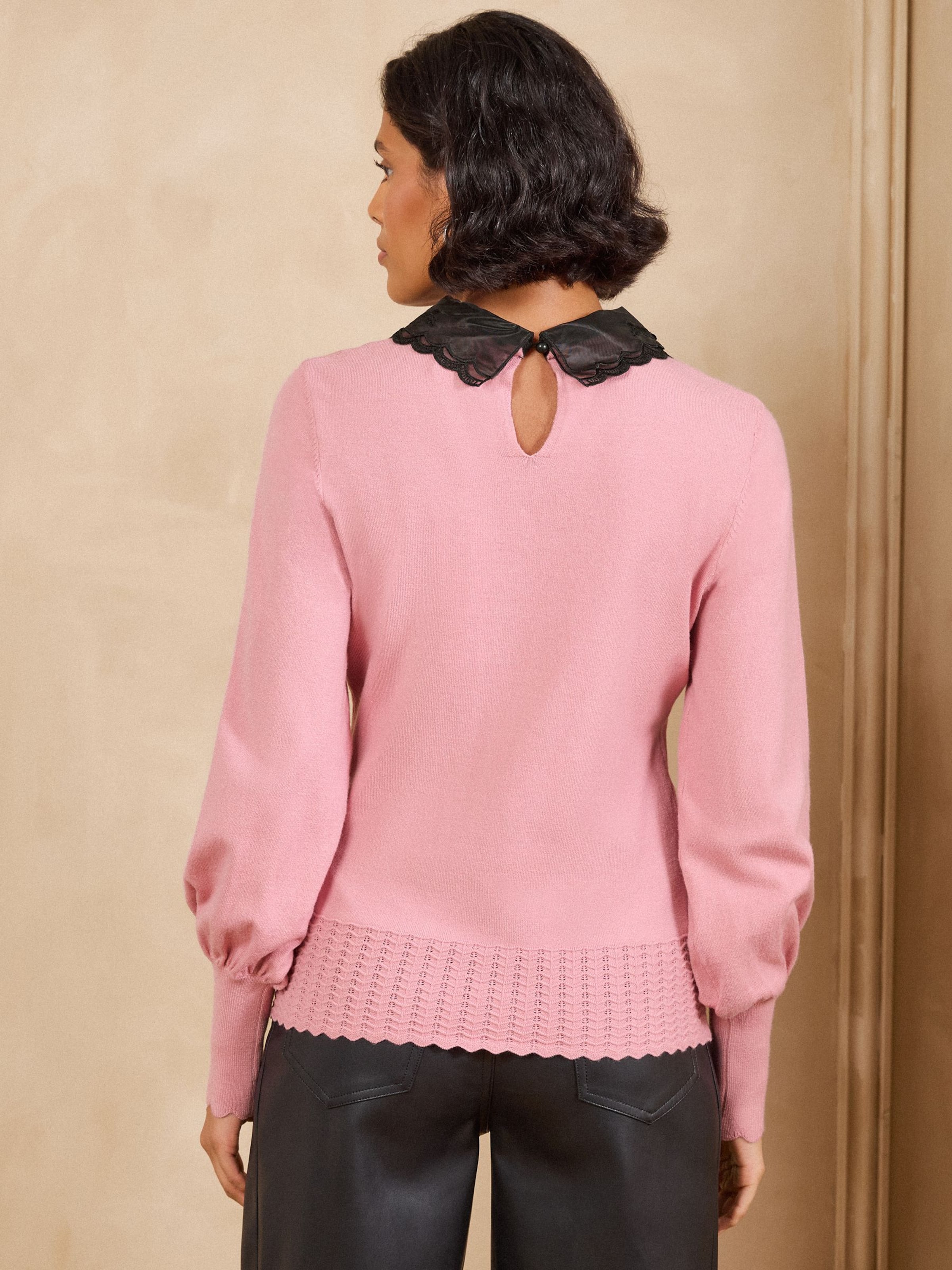 Pullover di love & roses in rosa