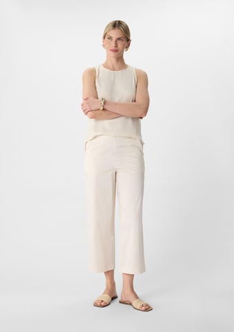 COMMA Regular Broek in Beige: voorkant